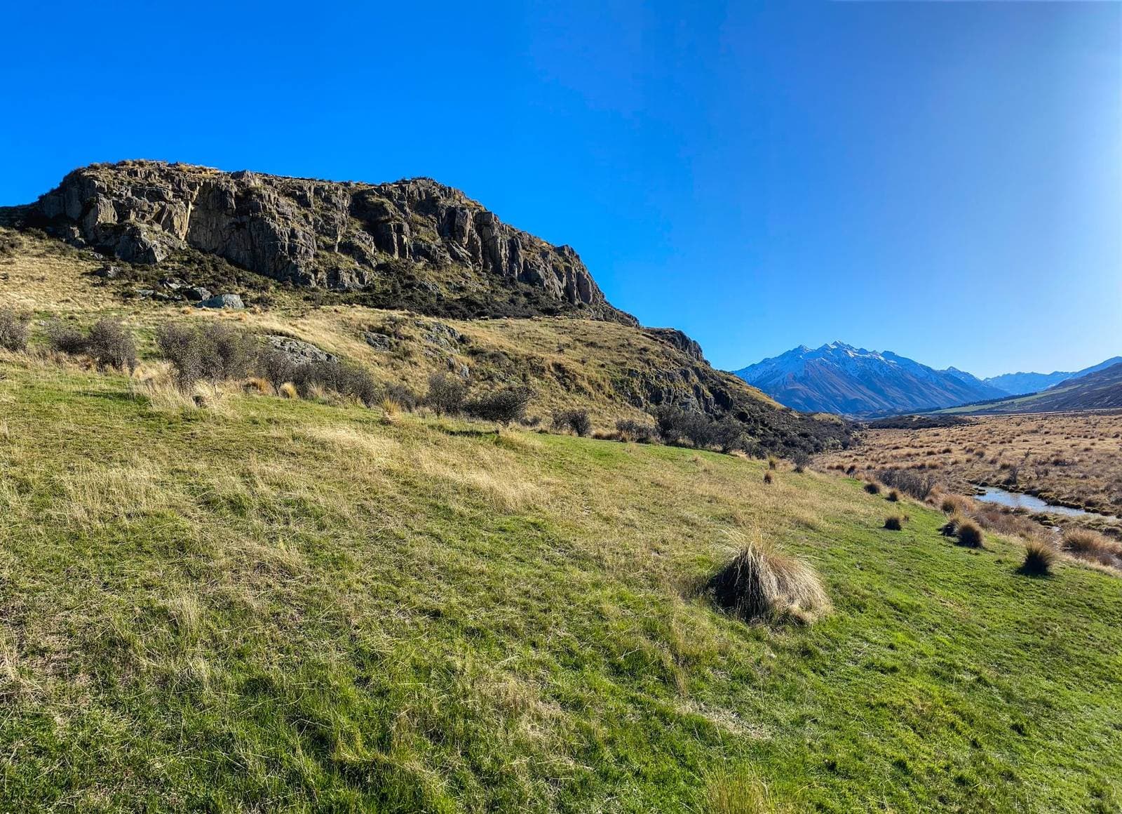Canterbury Plains Southern Alps New Zealand, the region where Canterbury businesses are measured in the NZ AI-Findability Index
